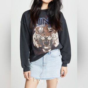 Anine Bing tiger sweatshirt size S